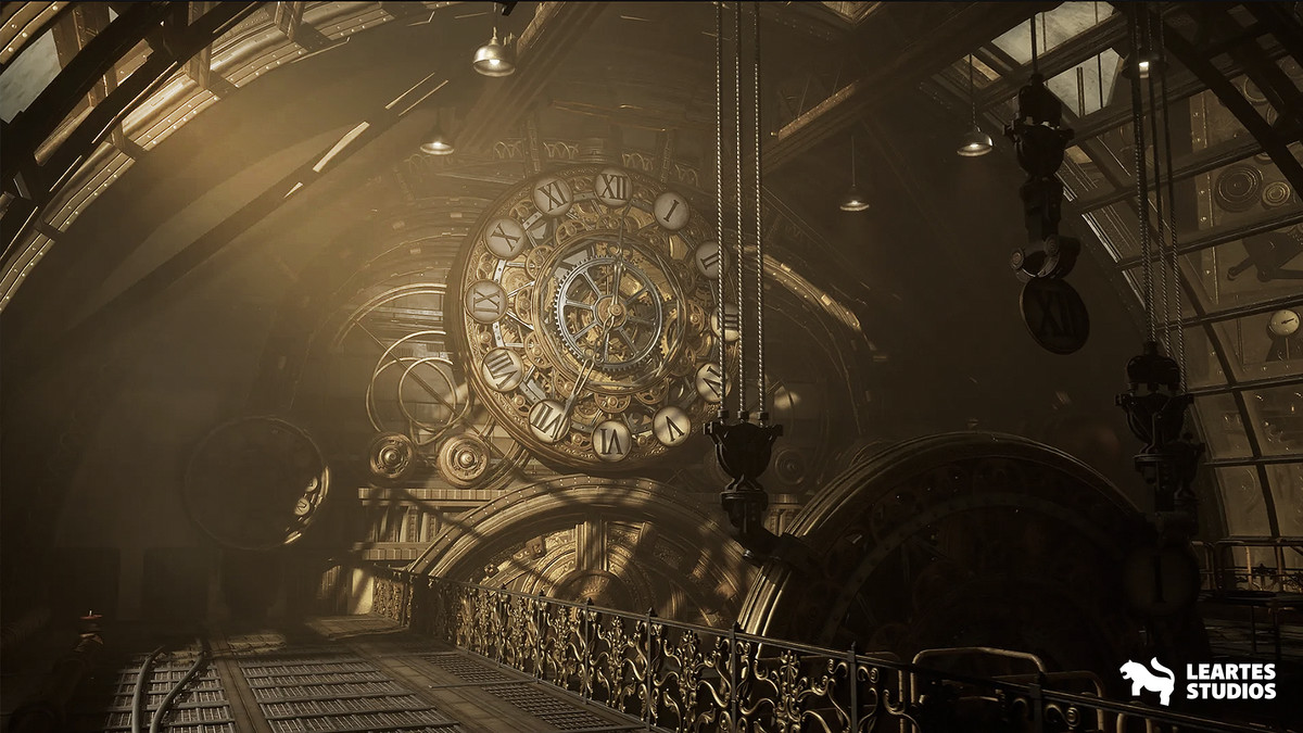 Steampunk Clock Factory Environment