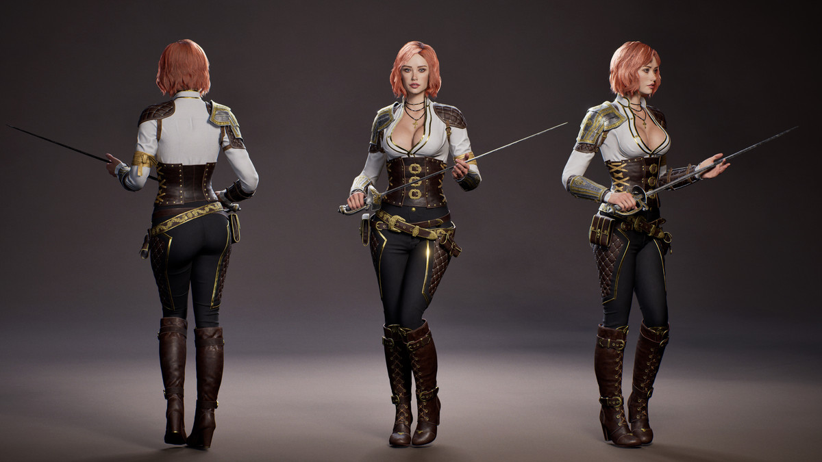 Sword Master - RPG/Semi-Realistic/Female Fantasy Character