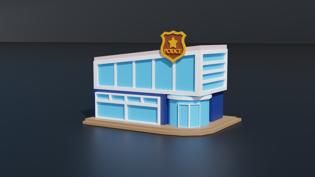 STYLIZED CARTOON BUILDINGS