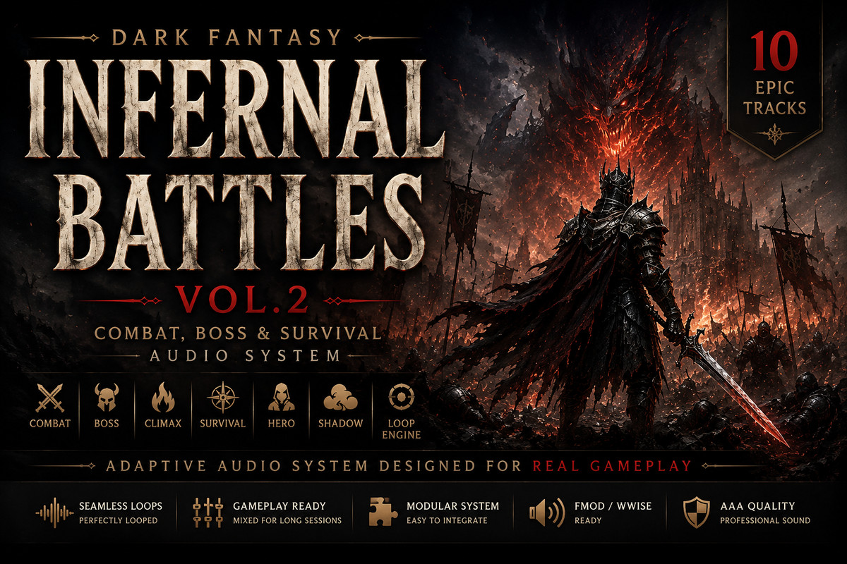 Dark Fantasy: Infernal Battles Vol.2 – Adaptive Combat Music System