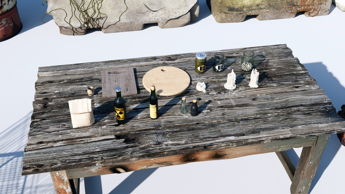 Post-Apocalyptic Survival Urban City Props and Road Signs Pack - 135 3d Models