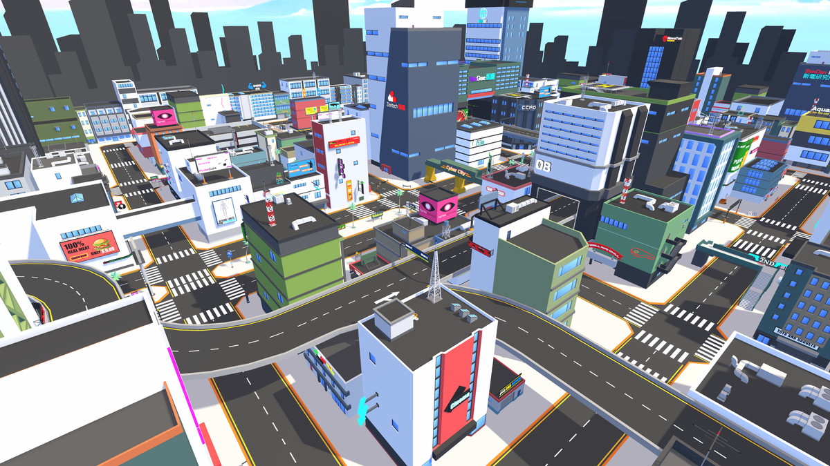 LowPoly Cyberpunk City