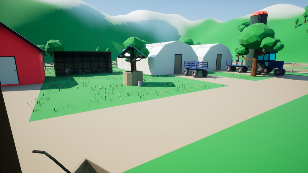 3D Low Poly Farm [Desktop & Mobile]