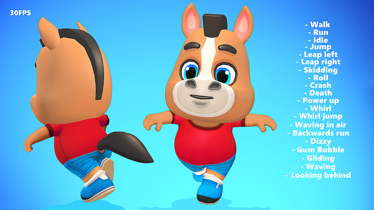 Horse Pony Mule Animated