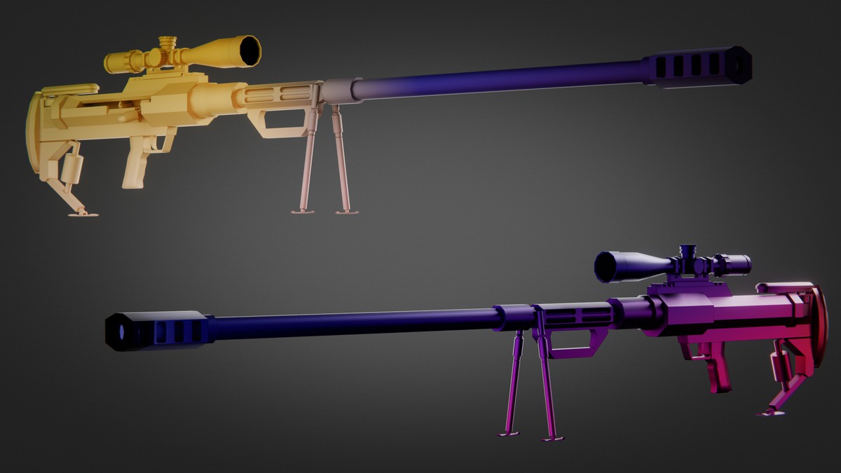 Weapon Gradient Skins Pack — 368 Variations