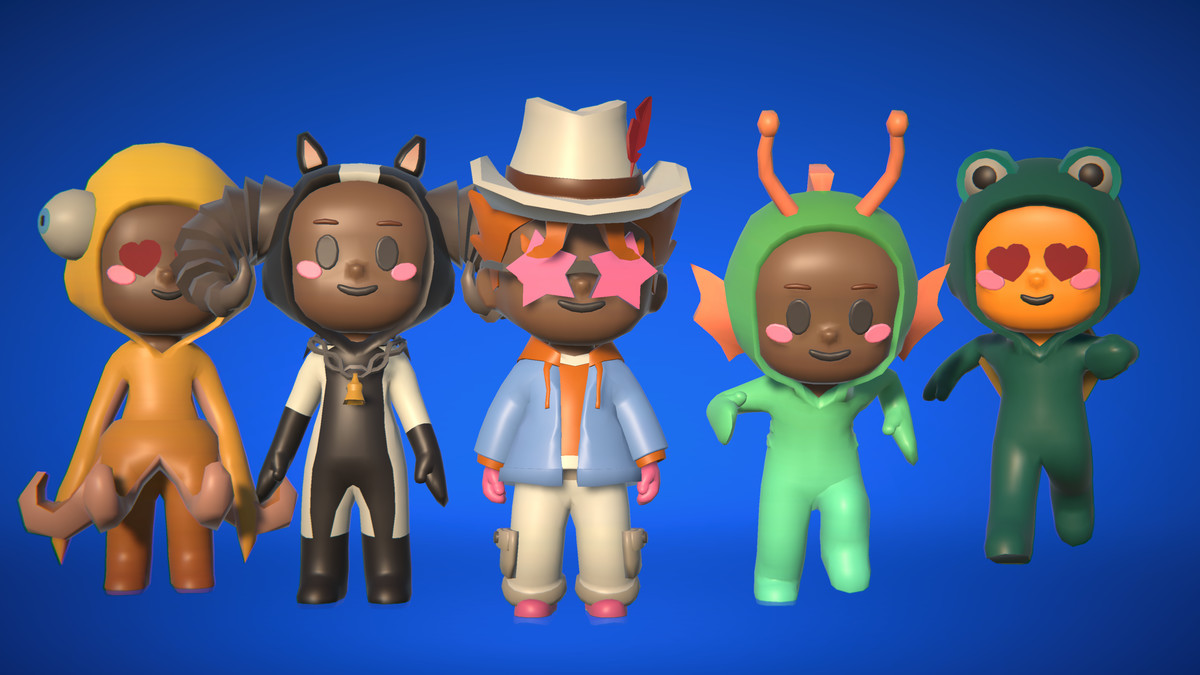 Cute Modular Character Pack – Low Poly Animated