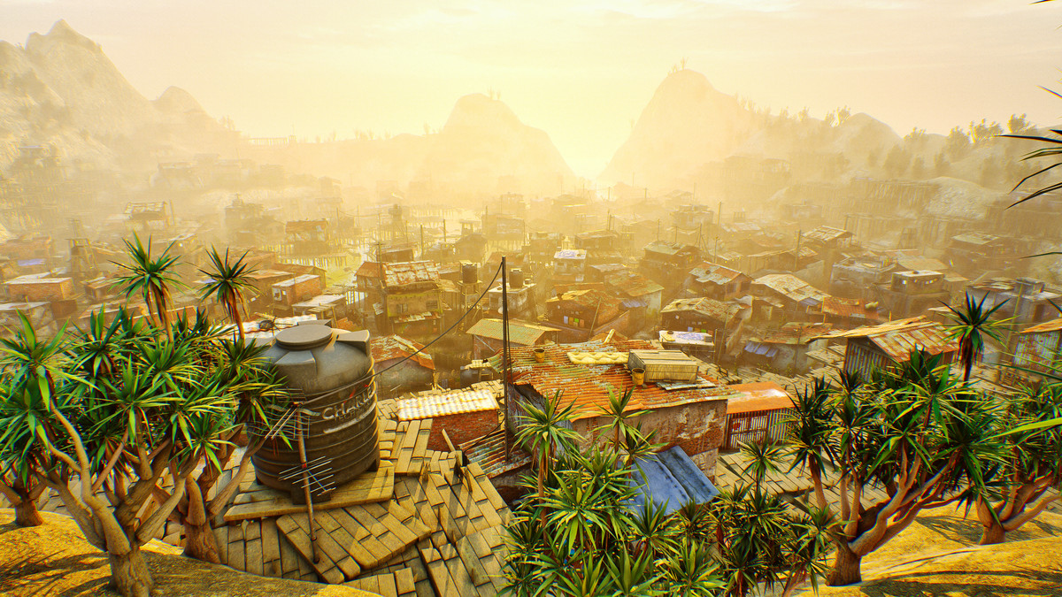Modular Slum City Wasteland Village with Enterable Interior