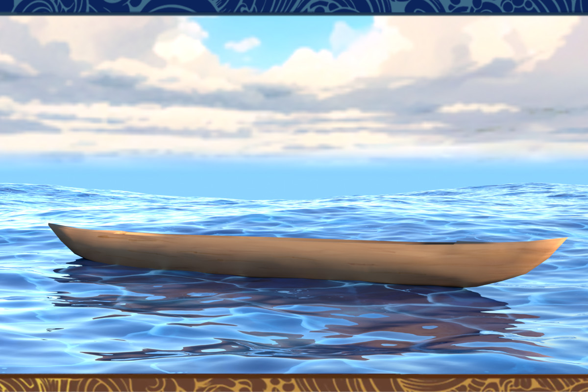 Papua Traditional Canoe