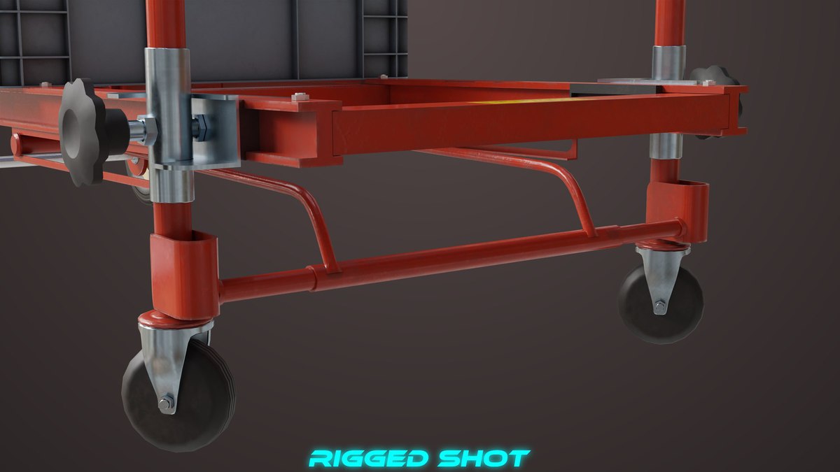 Convertible Hand Red Trucks URP HDRP Textures