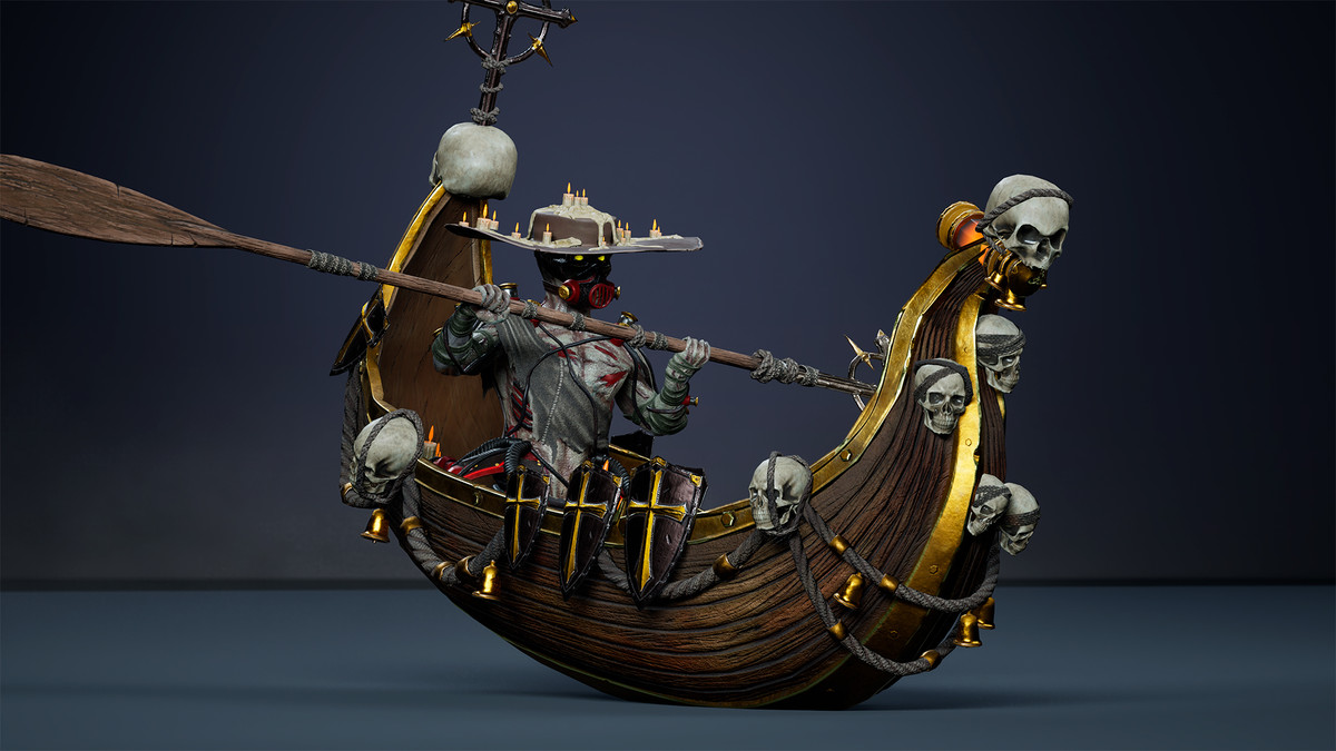Fantasy Cyborg Boatman