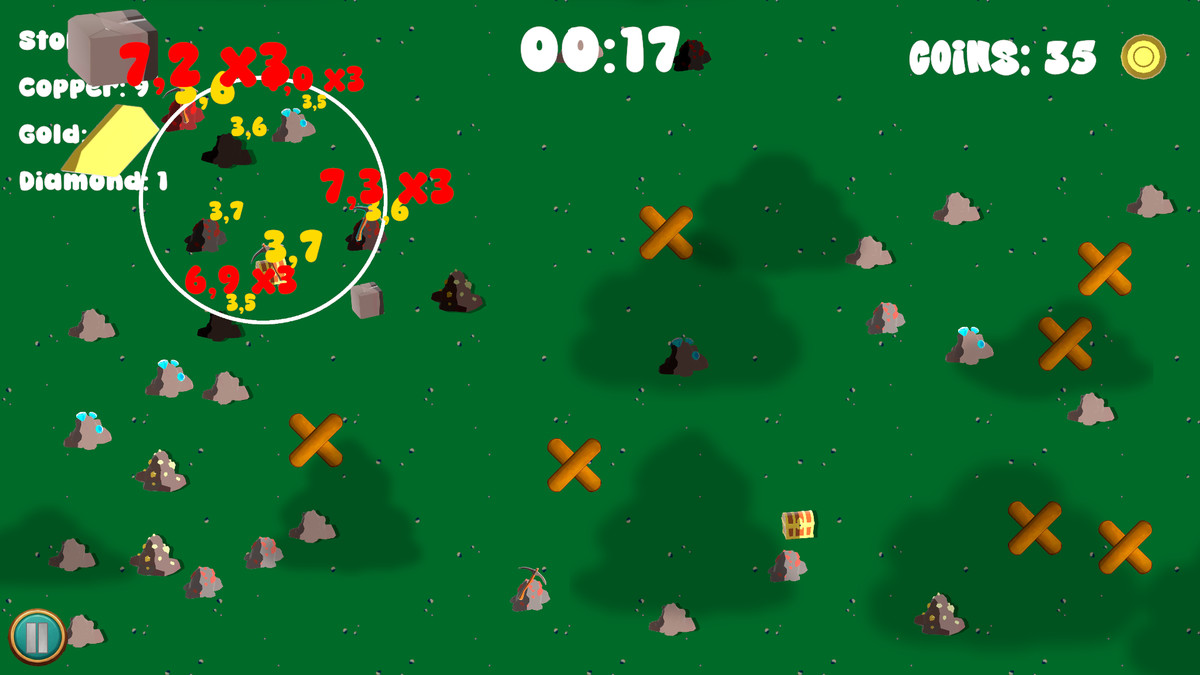 Incremental Node Mining 2D Template Full Game Example