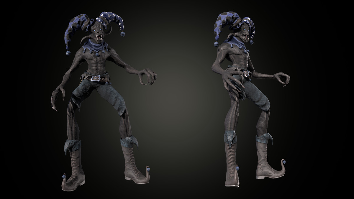 Jester Creepy Monster