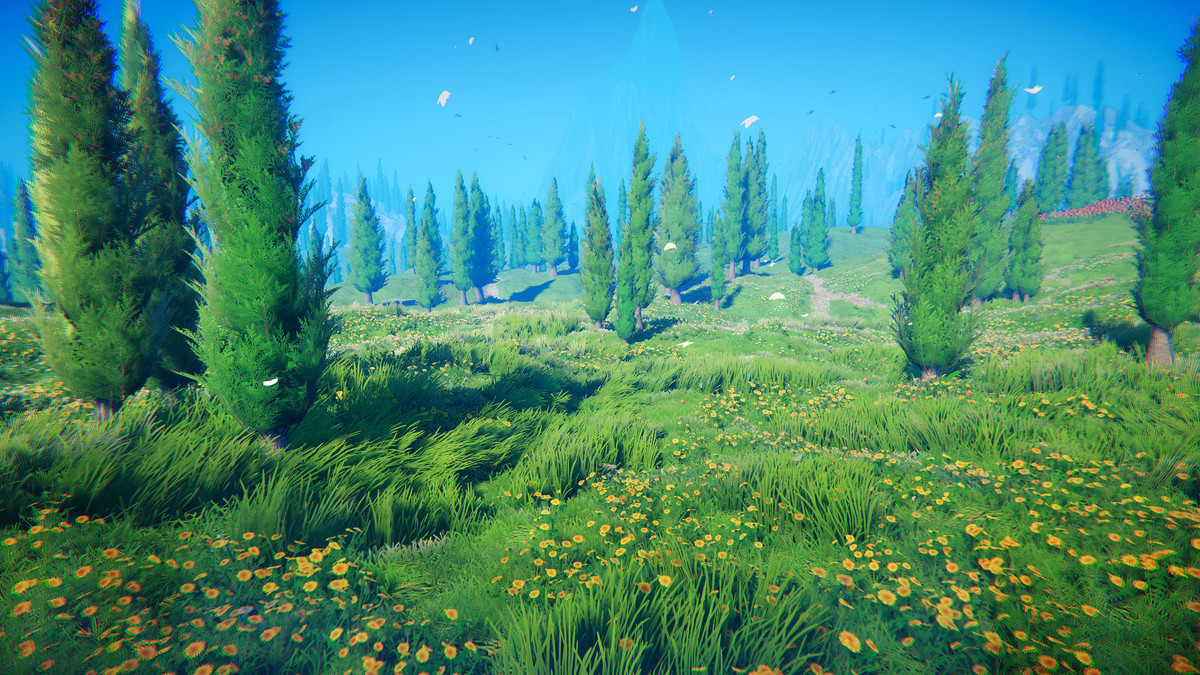 Stylized Cypress Valley