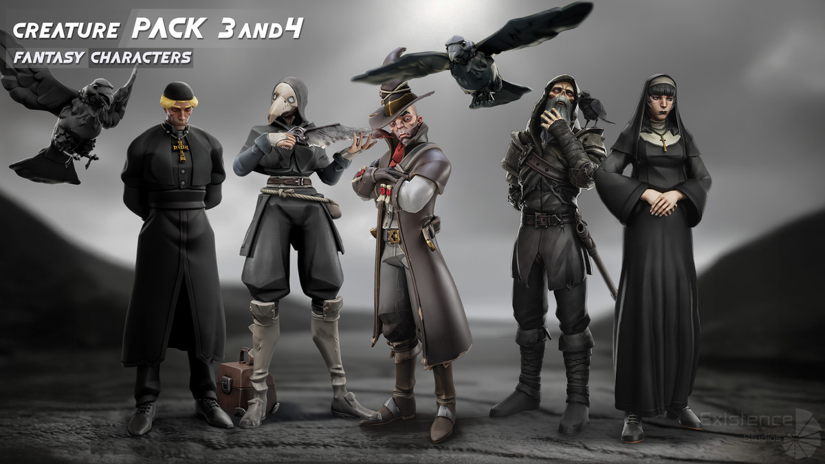 Pack 3 and 4 - Stylized Fantasy Creatures - #82