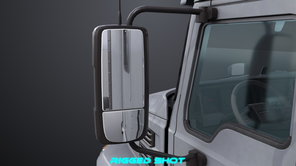 Heavy Truck Chassis 05 Grey Interior URP HDRP Textures