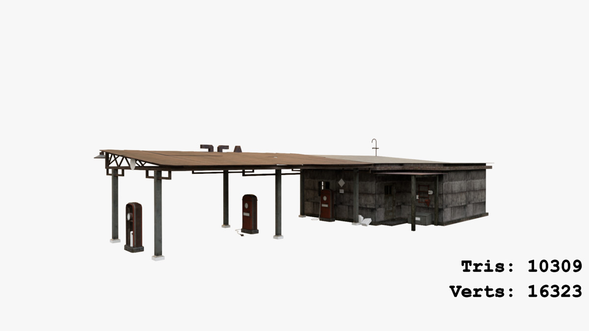 Abandoned Apocalyptic Buildings Mega Pack