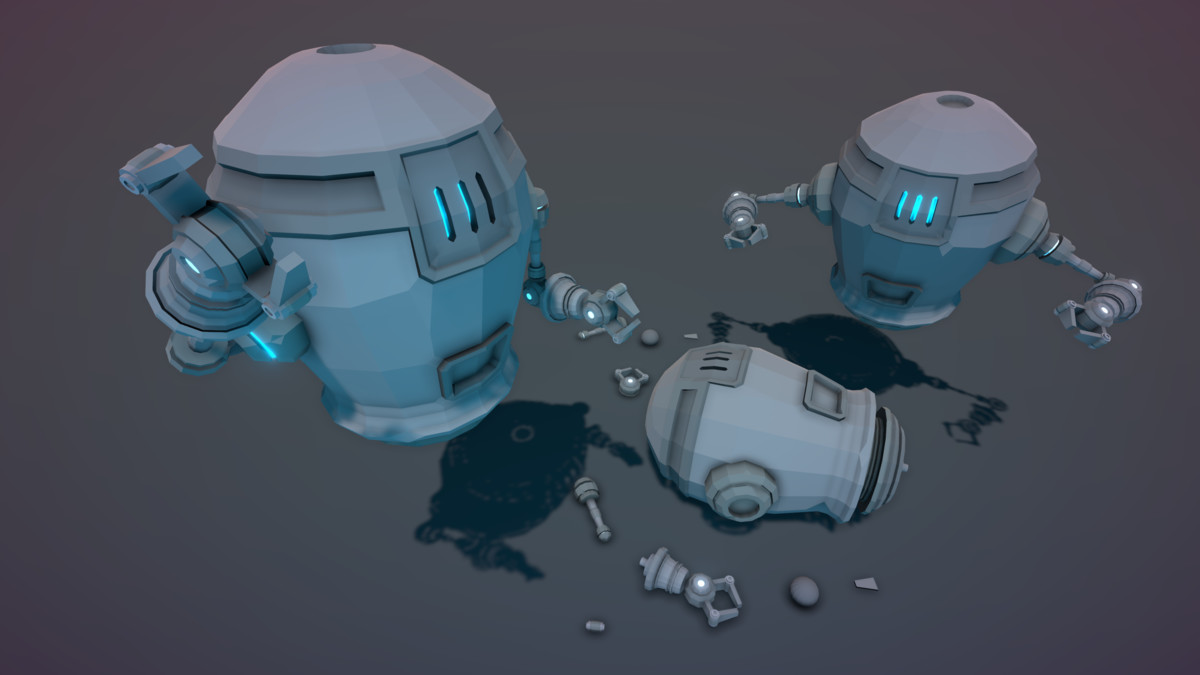 STYLIZED Fantasy Magitech Laboratory - Low Poly 3D Art