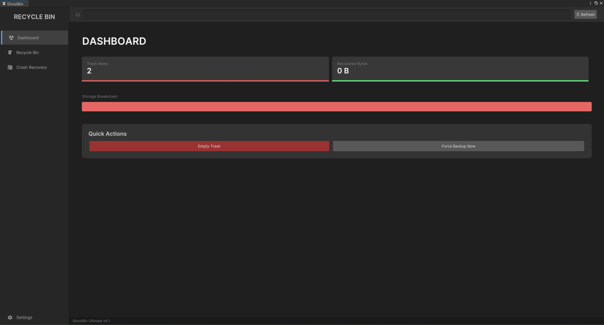 Ghost Bin Ultimate - Recycle Bin & Data Recovery for Unity