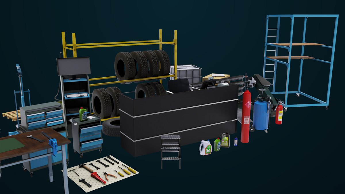 Workshop Tools Pack 01 UPR HDRP Textures