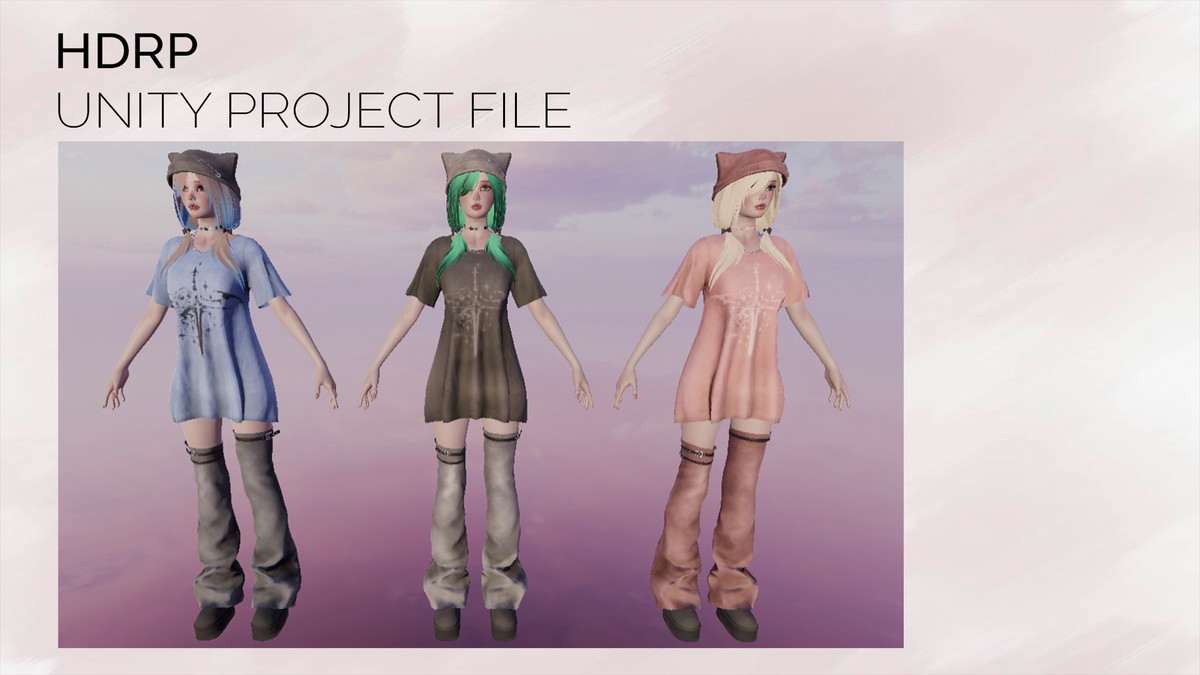 Cute Goth Girls Modular Pack