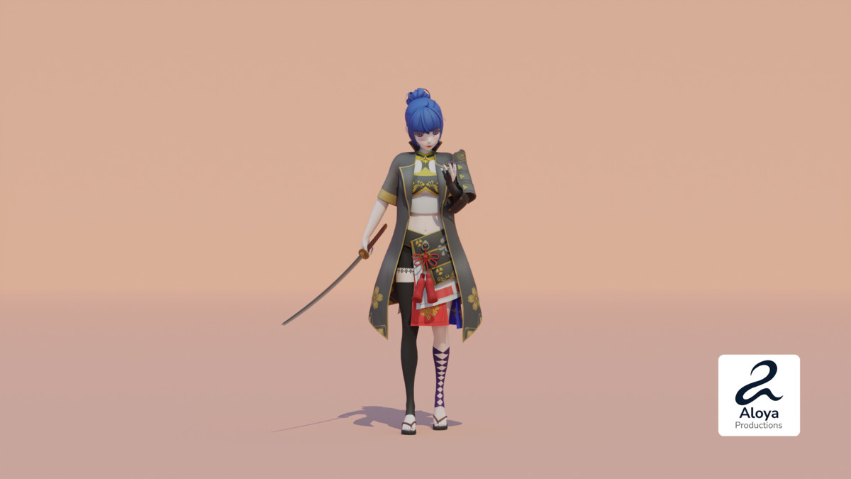 Female Samurai Character | Anime character