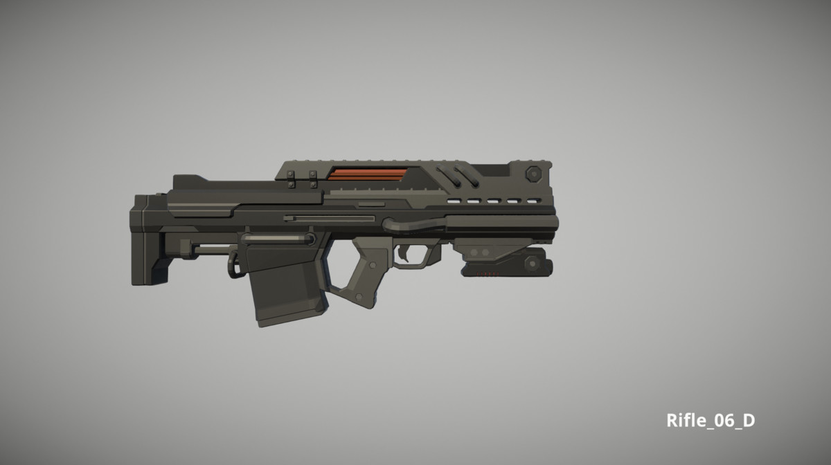 Cyberpunk Armory - Low Poly