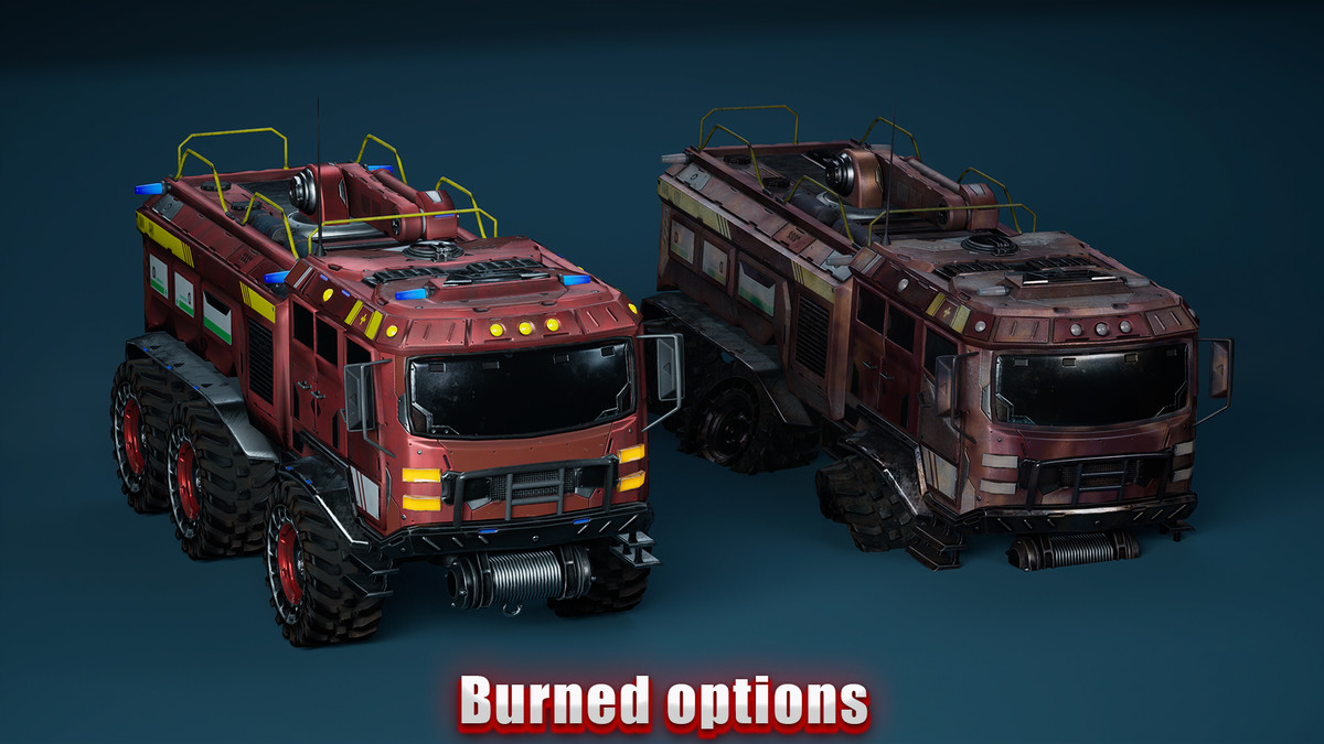 Sci-Fi Transport - Fireman truck