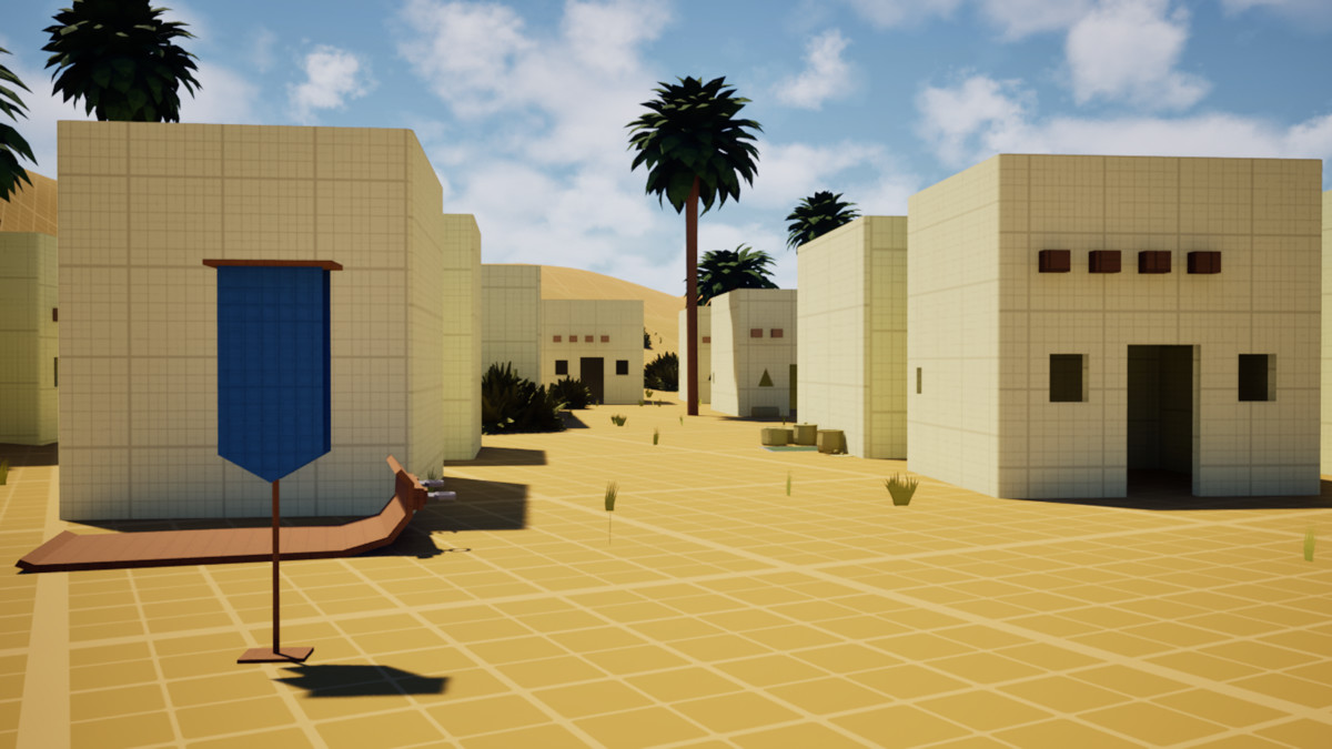 Desert Blockout Kit – 236 Modular Assets | Villages, Temples & Open Worlds