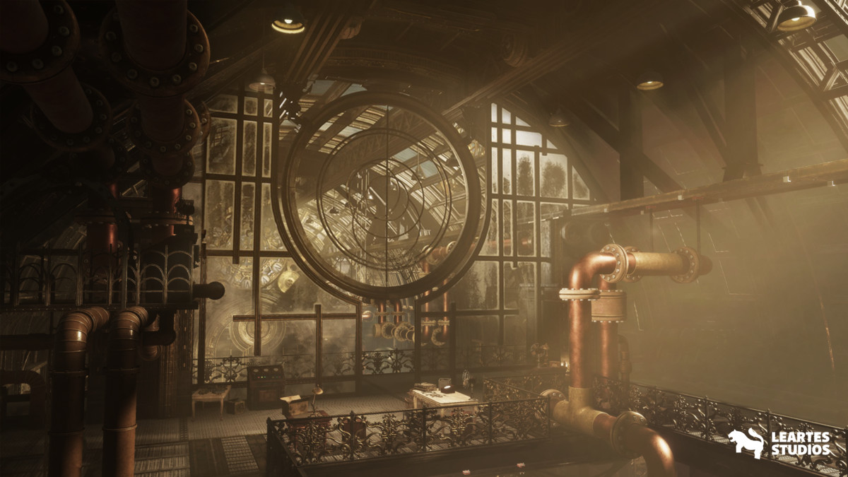 Steampunk Clock Factory Environment