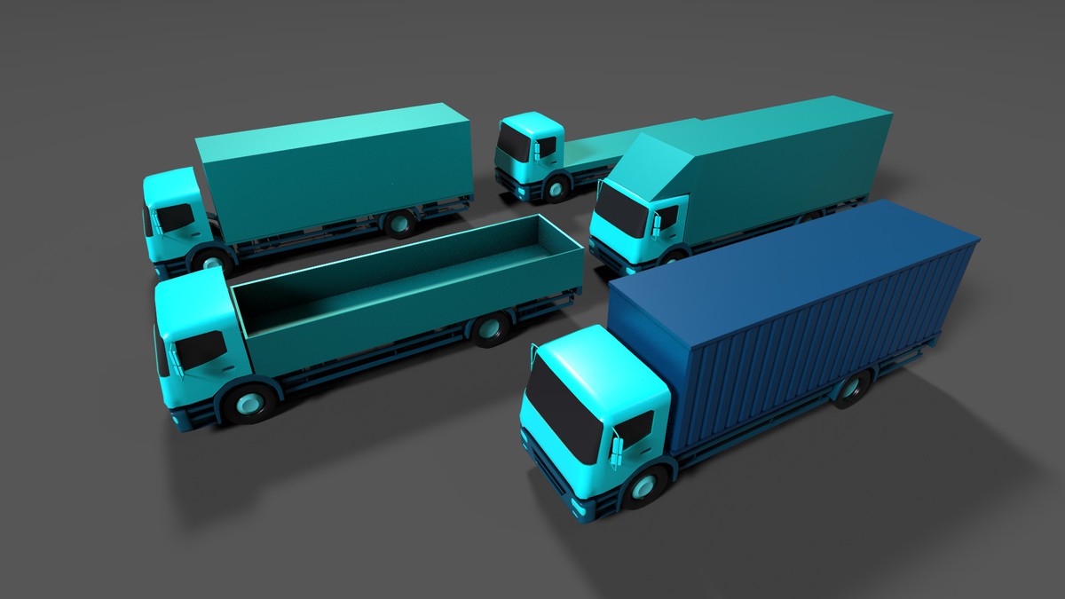 Modern Truck (Lowpoly)