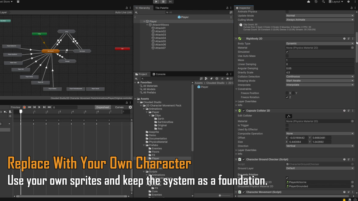 2D Character Movement - Game Kit