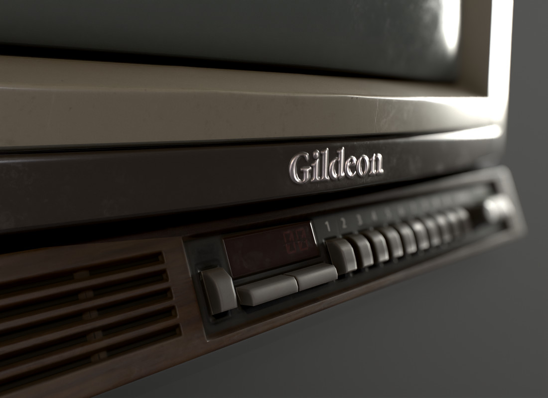 Retro TV Wooden case