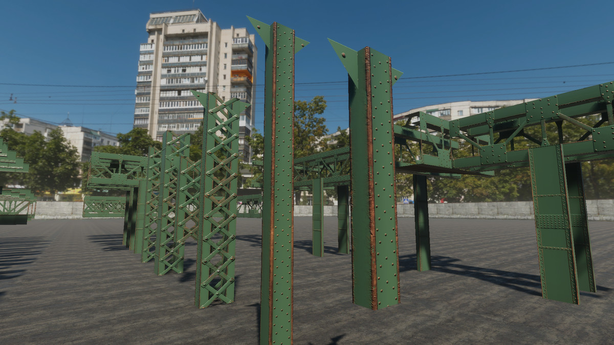 Beams and Truss Construction Set HQ
