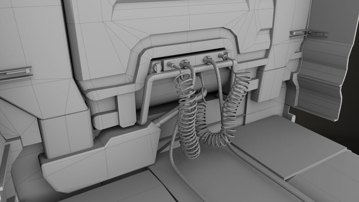 Heavy Truck Chassis 04 Dirty 4 URP HDRP Textures