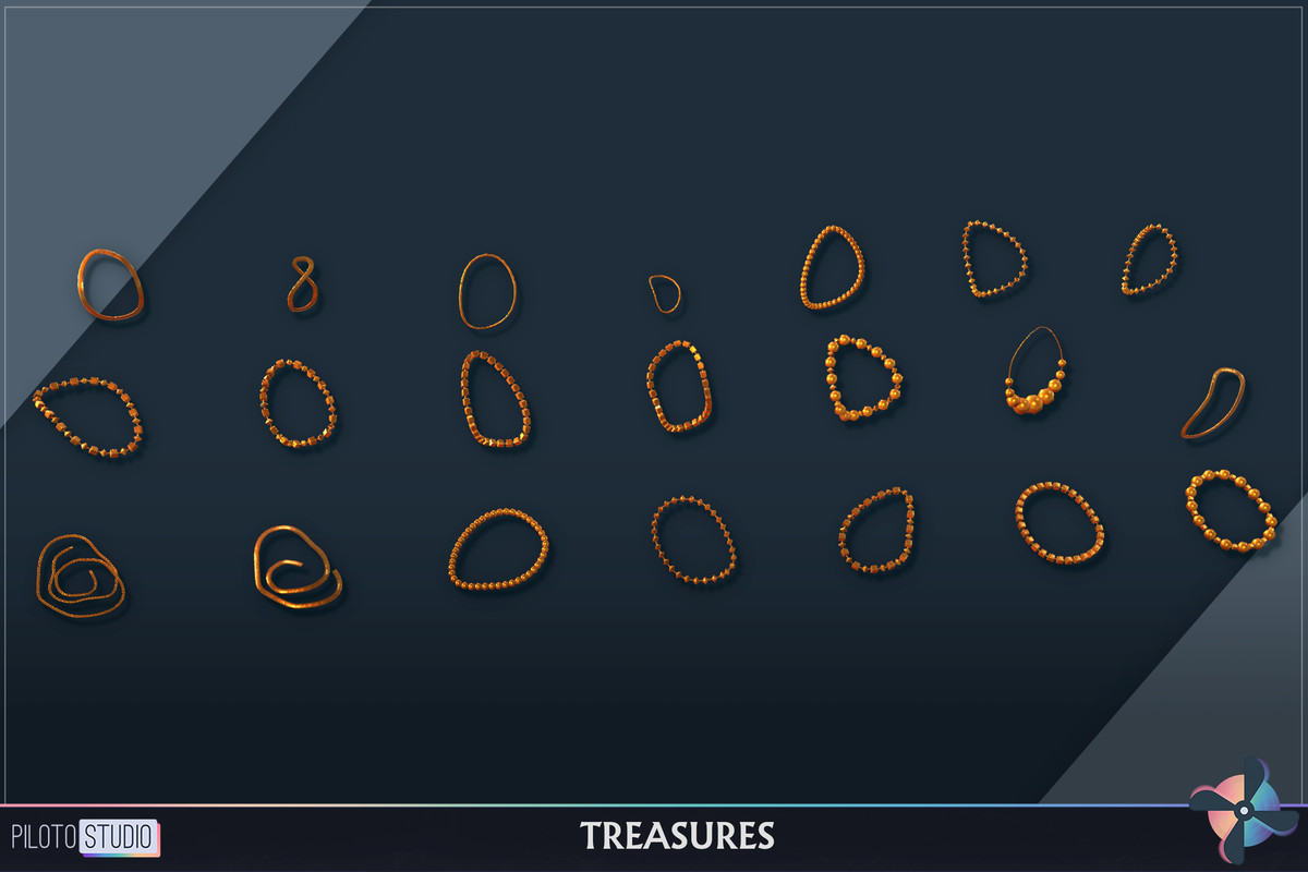 Stylized Treasures Megapack - Chests, Crystals, Gold, Silver, Copper