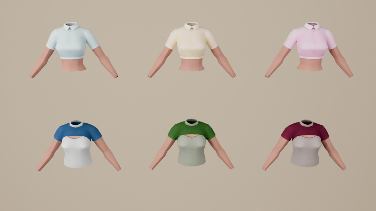 Modular Female Character Creator