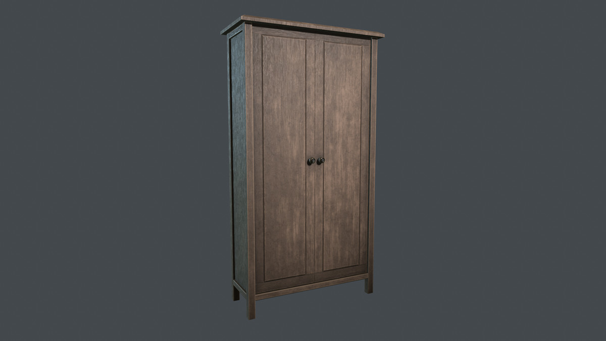 Wooden furniture pack. Realistic. PBR. 4K