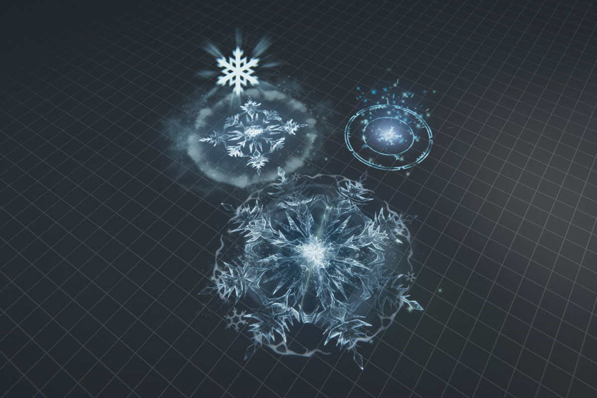 Stylized AOE Magic Spells