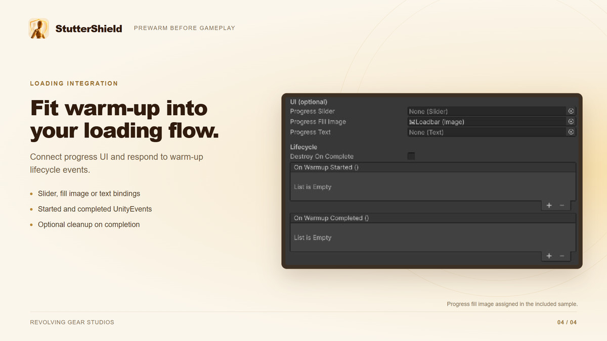 StutterShield – Shader & Material Prewarming