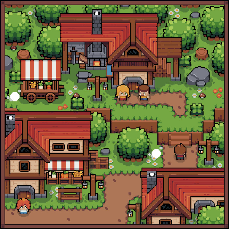 Pixelwood Valley 1.1.2 | 16x16 Pixel Art Asset Pack