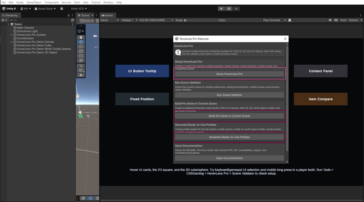 HoverLens Pro – Tooltip & Interaction Feedback System