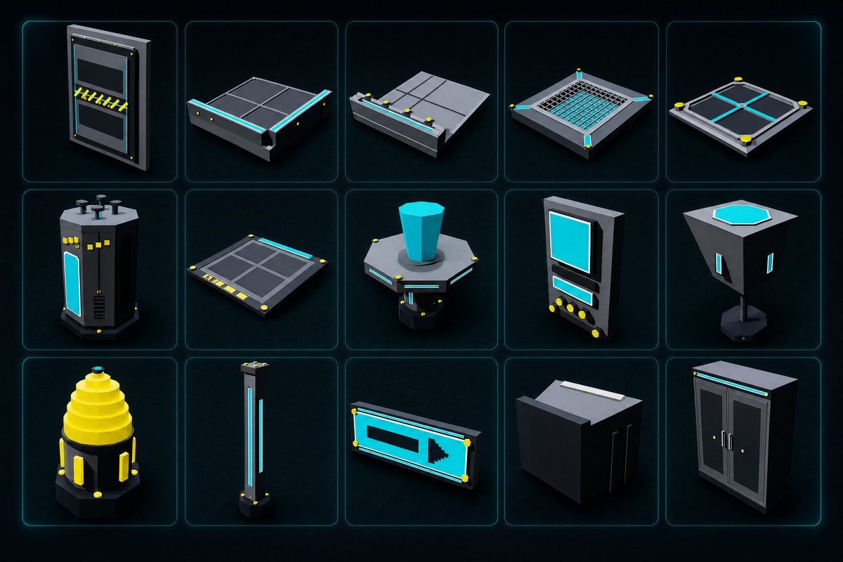 Sci-Fi Modular Base Kit