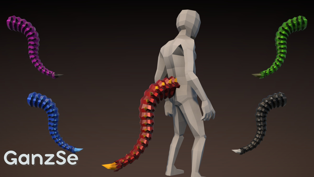 GanzSe Tails - Fantasy Low Poly Pack
