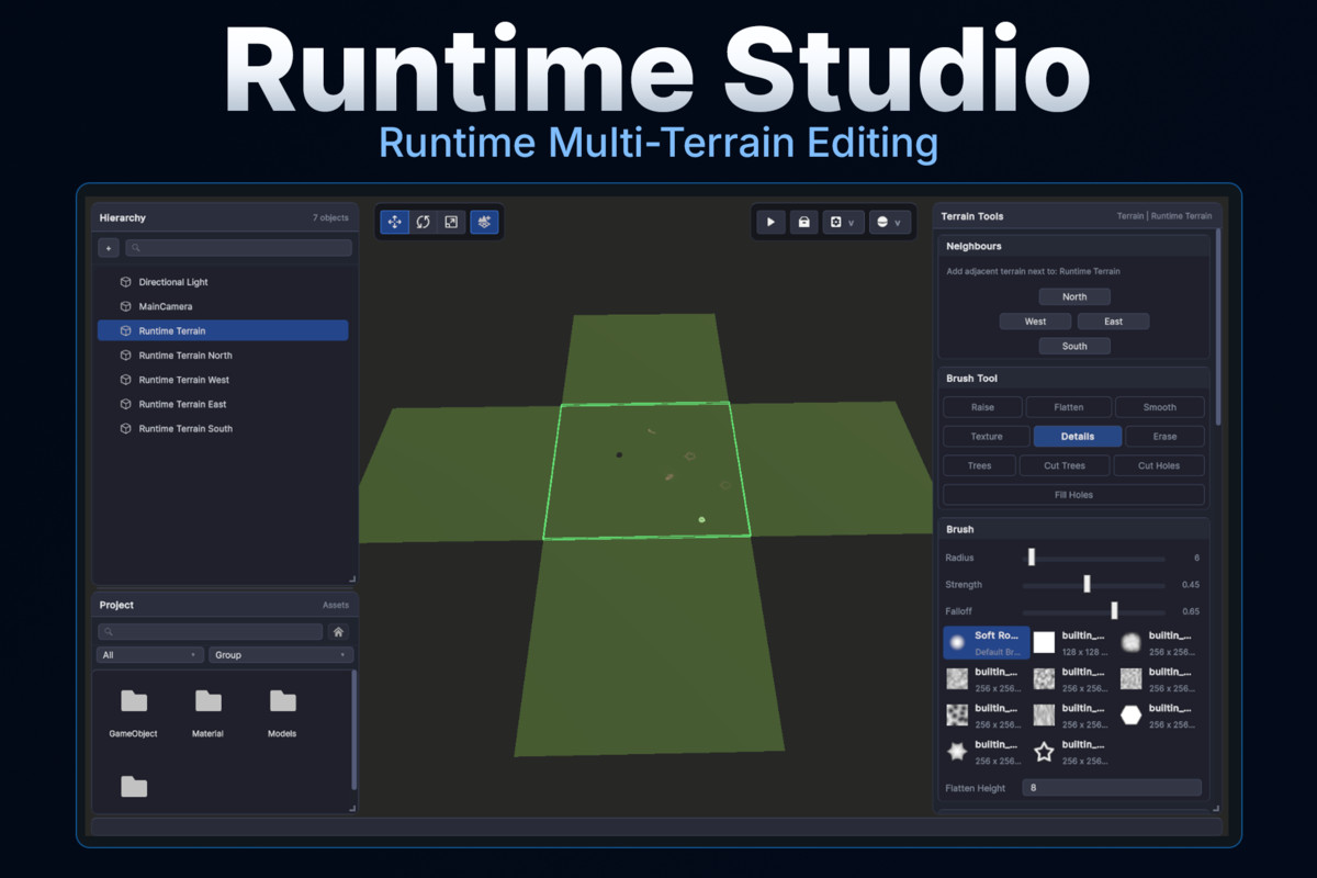 Runtime Studio – Terrain Editor