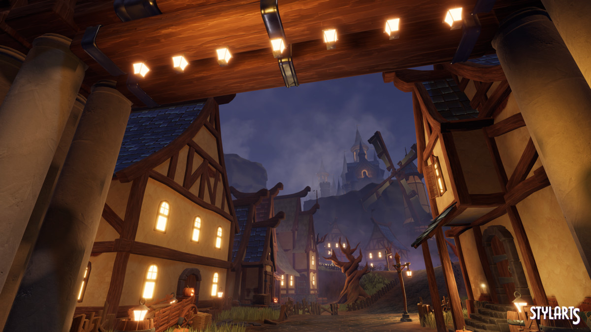 Stylized Magical Haunted Village