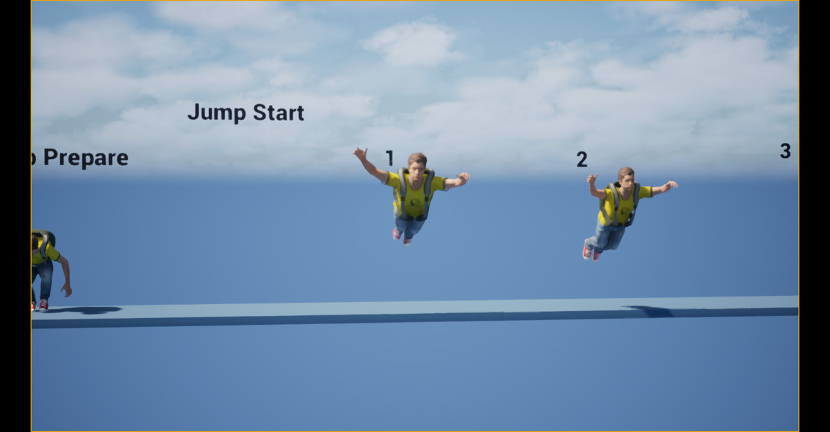 Parachute & Skydive Animation
