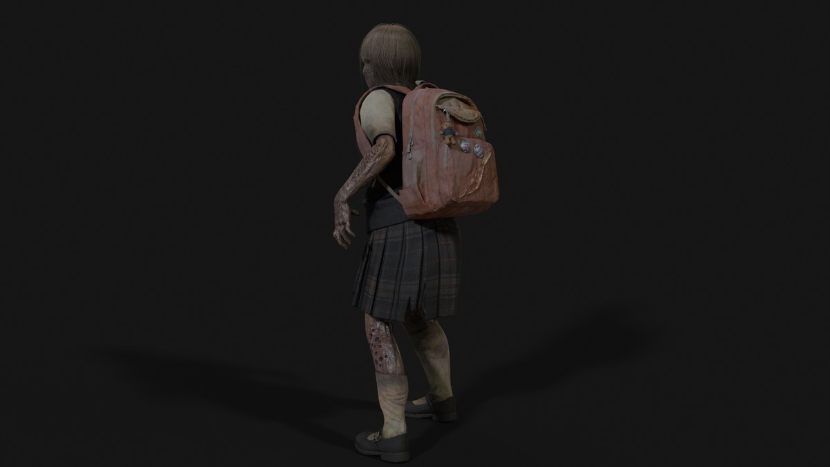 Gradeschooler Girl — American School Zombie Collection
