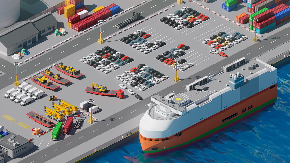 Port - Low Poly 3D Models Pack