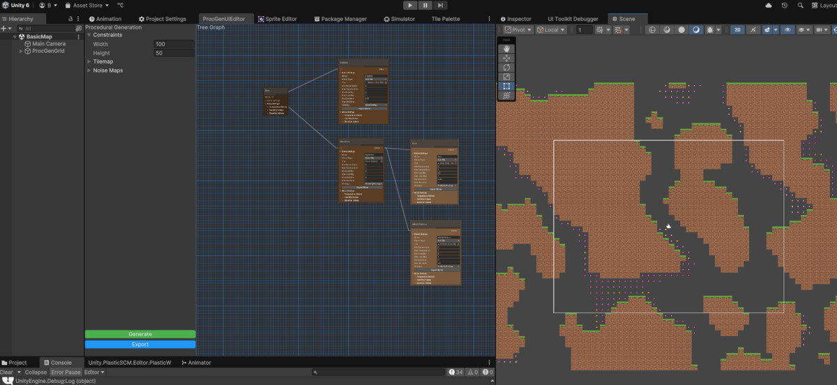 2D Procedural Generator Editor