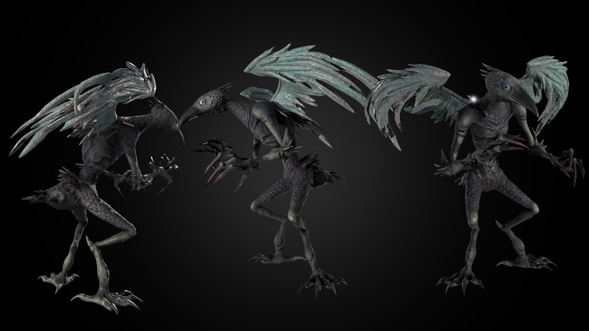Creepy Crow Monster